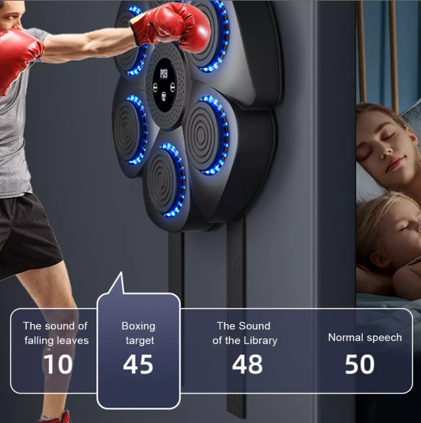 Music Boxing Pad with Targeting Features – Ultimate Punch Machine for Boxing Fitness 7