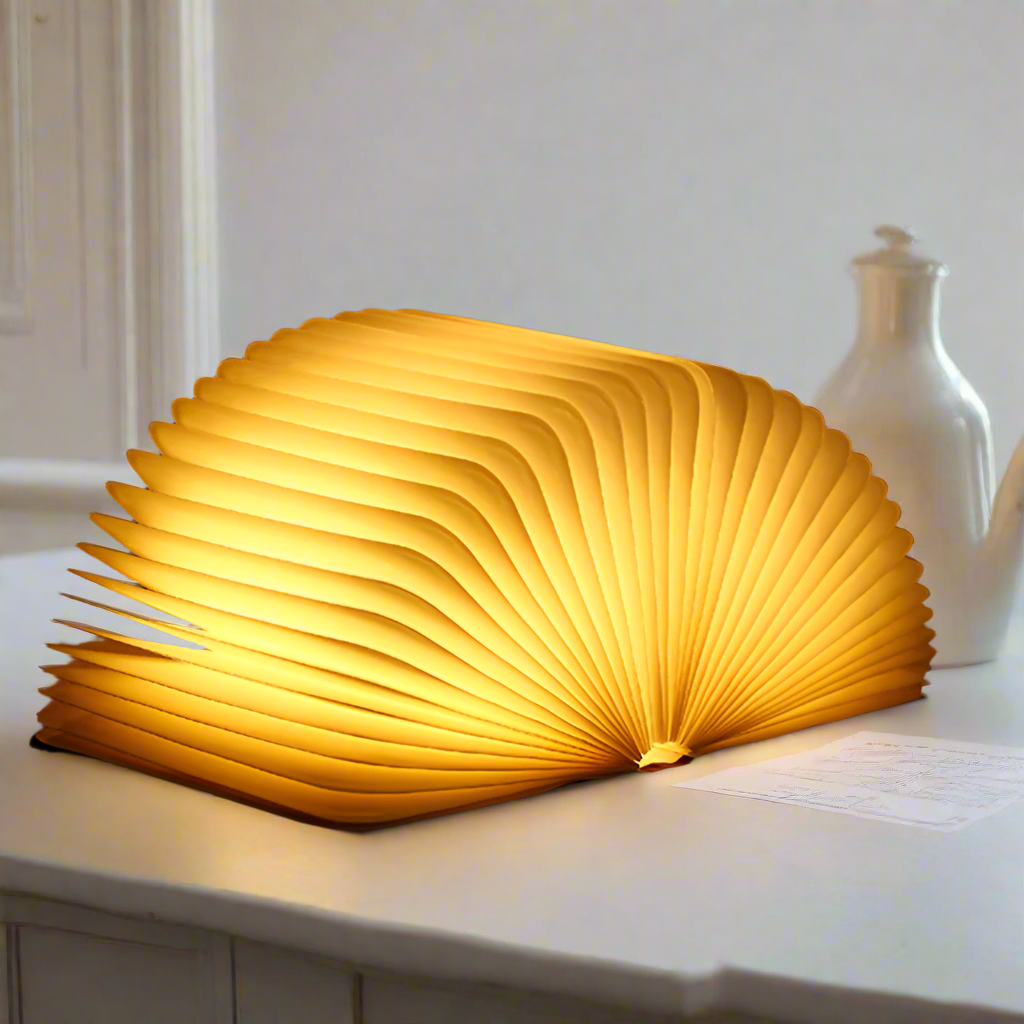 Mystical book lamp with warm light 3