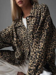 NAOMI | Elegant Leopard Print Jacket 0