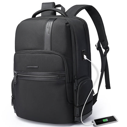 NEW BANGE 1.56-inch Laptop Backpack for Men, Business Travel Backpacks with USB Charging Port, Weekender Carry-on Backpack 0