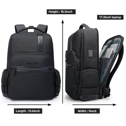 NEW BANGE 1.56-inch Laptop Backpack for Men, Business Travel Backpacks with USB Charging Port, Weekender Carry-on Backpack 3