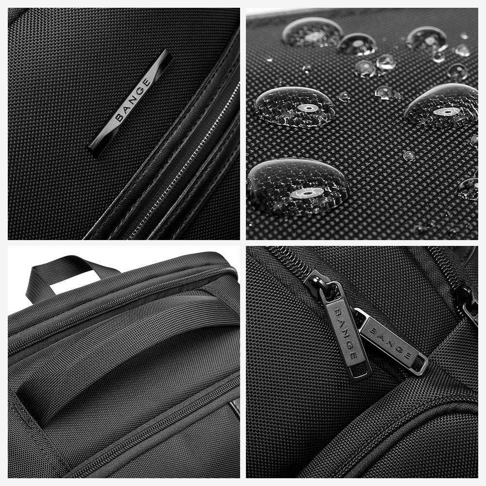 NEW BANGE 1.56-inch Laptop Backpack for Men, Business Travel Backpacks with USB Charging Port, Weekender Carry-on Backpack 4