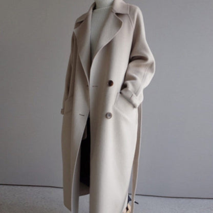 Nadjain | Women's Warm Trench Coat | Long Sleeve 1