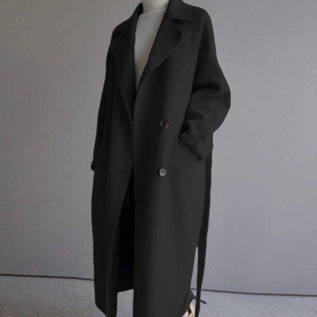 Nadjain | Women's Warm Trench Coat | Long Sleeve 3