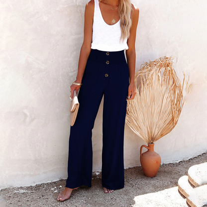 Vicky | Relaxed High-Waist Loose Pants-5