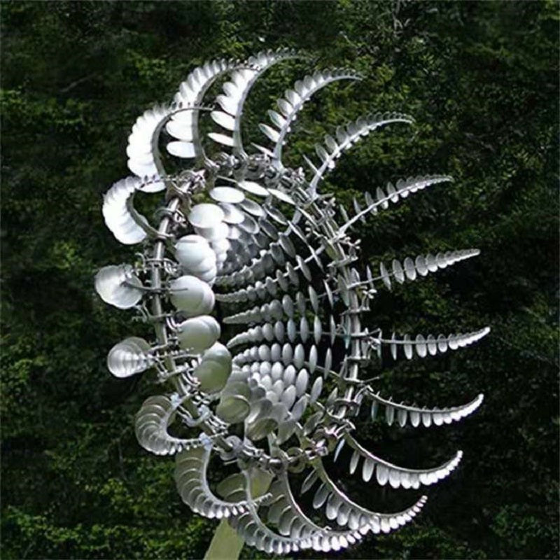 New Anti-Rust Magical Metal Windmill-Kinetic Metal Wind Spinners 0
