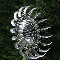 New Anti-Rust Magical Metal Windmill-Kinetic Metal Wind Spinners 0