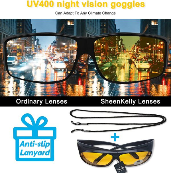 Night Vision HD Anti Glare Glasses 4