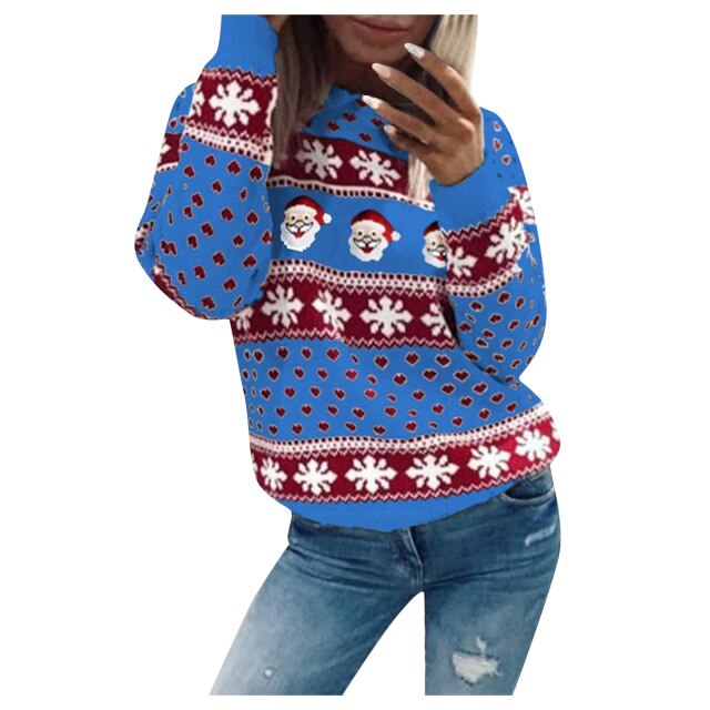 Oliwiyan | Warm Christmas Sweaters for Women | Santa Claus 4