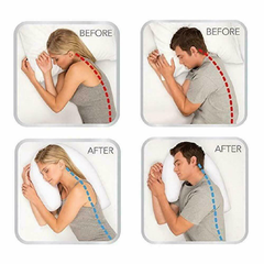 Orthopedic Side Sleeper Pillow With Ear Hole 3