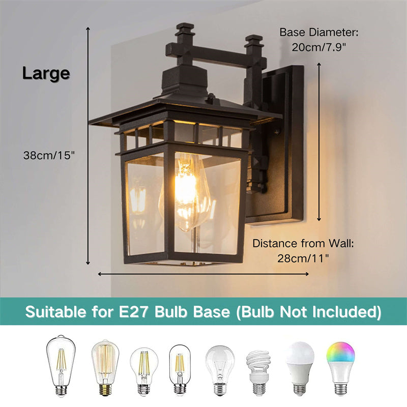 Outdoor Lantern Wall Light Waterproof 8