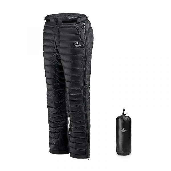 Outdoor Thermal Goose Down Pants Zipper Camping Hiking Skiing Trousers 0