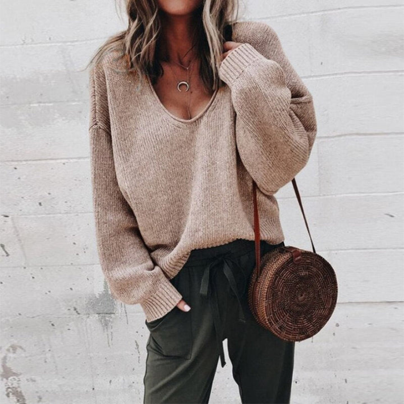 Oversized Casual Sweater for Women | Warm 5