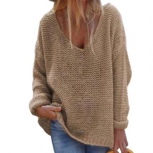 Oversized Knit Sweater For Women | Warm 2