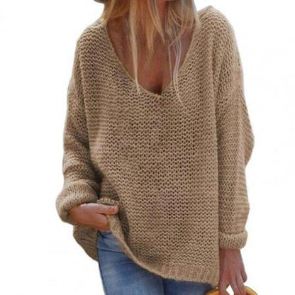 Oversized Knit Sweater For Women | Warm 2