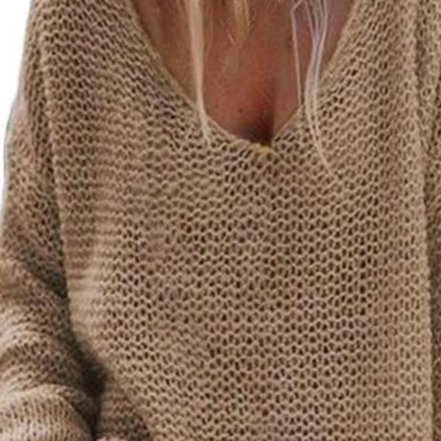 Oversized Knit Sweater For Women | Warm 3