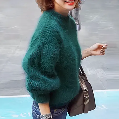 Oversized Warm Winter Sweater for Women | Long Sleeve 4