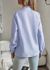  VIOLA | Elegant Long Sleeve Blouse for Women-2