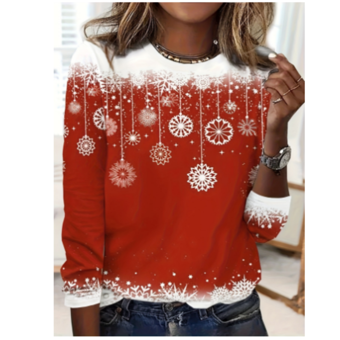 Phinese | Warm Festive Christmas Sweaters for Women | Red 0