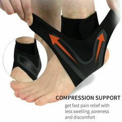 Plantar Ankle X Wrap Brace Support Compression Sleeve 2