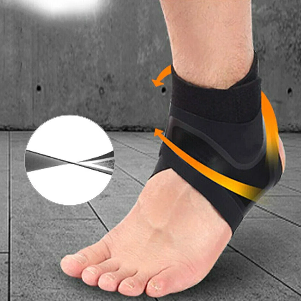 Plantar Ankle X Wrap Brace Support Compression Sleeve 4