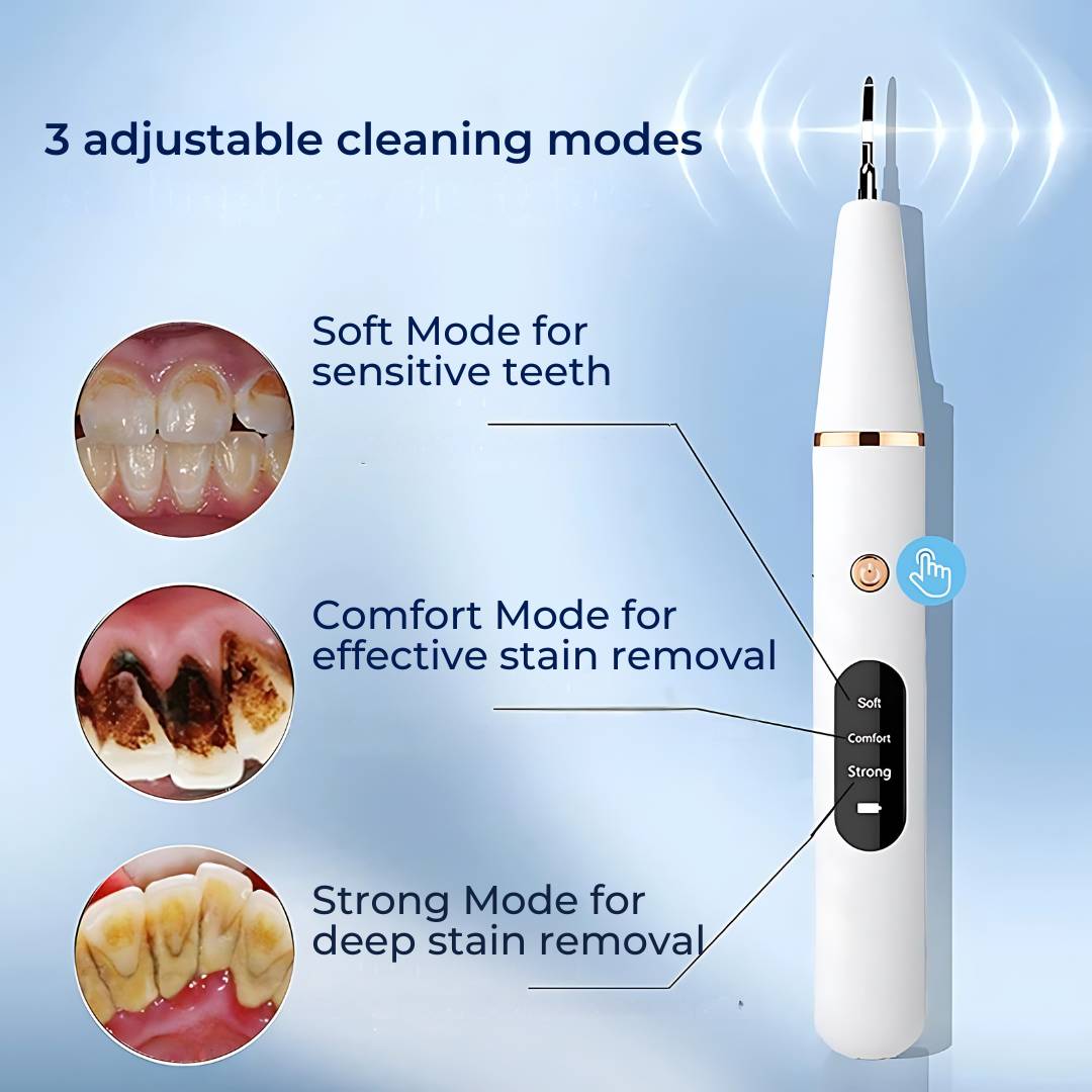 PlaqueFree Plaque Remover for teeth | Ultrasonic Teeth Cleaner - Tartar Remover from Home - Deep Teeth Cleaning and Polish 5