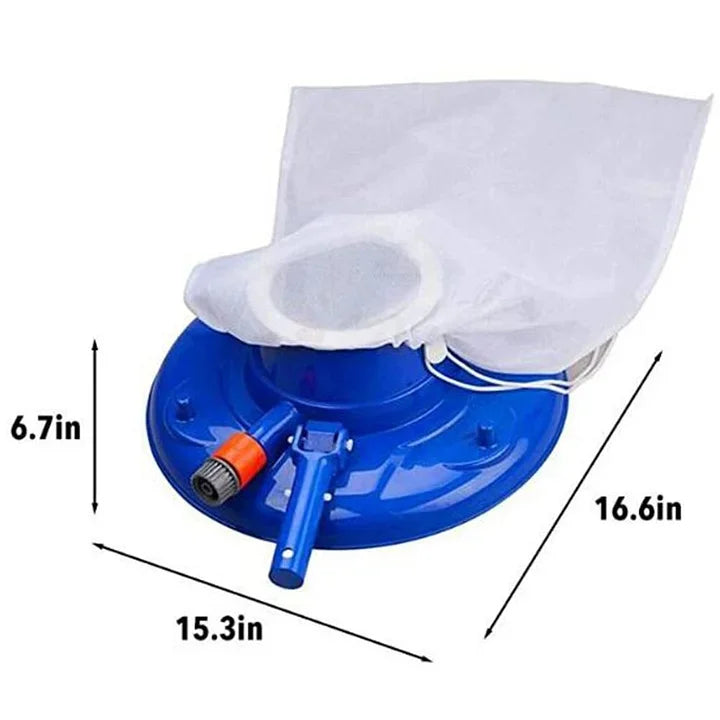 Pool Leaf Vacuum, Large Pool Leaf Sucker for Inground and Above Ground Swimming Pools (Blue) 6