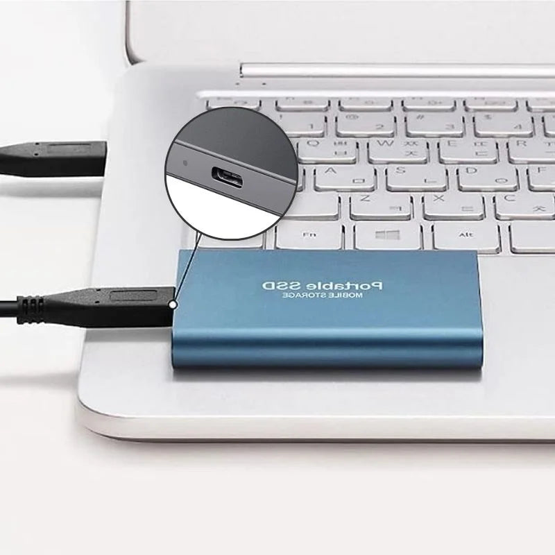 Portable 2 TB external SSD - Ultra Fast SSD external hard drive with USB 3.1 for safe data storage 2