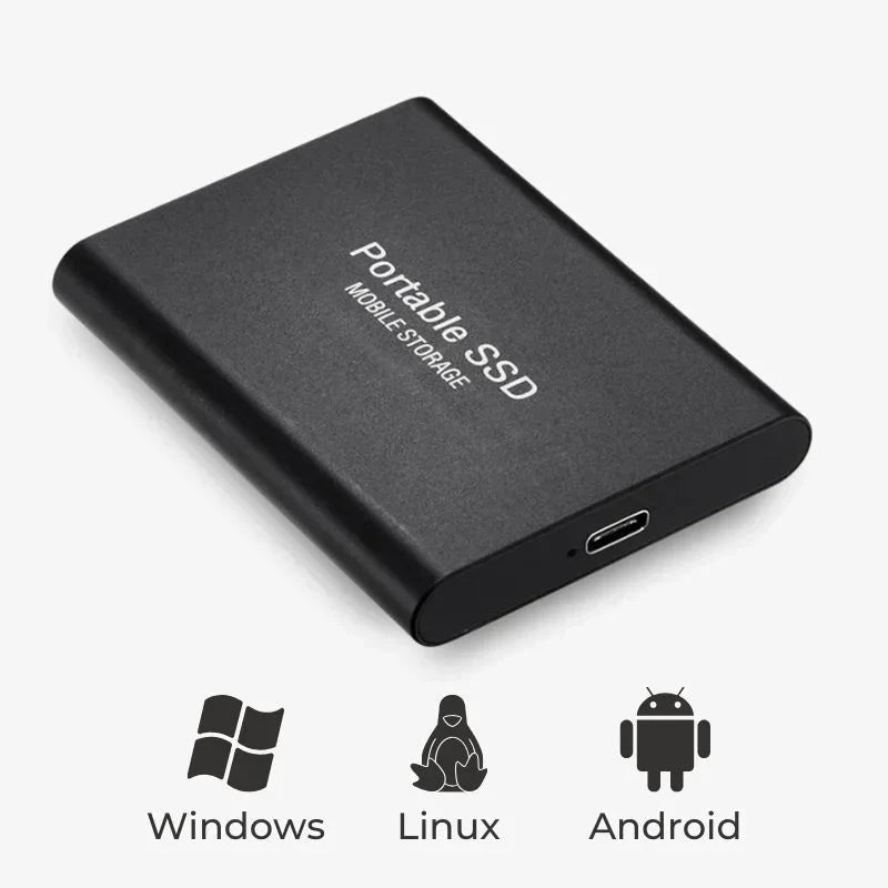 Portable 2 TB external SSD - Ultra Fast SSD external hard drive with USB 3.1 for safe data storage 4