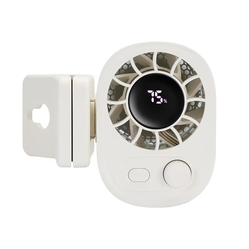 Portable Car Clip Fan – 360° Rotating USB Rechargeable Mini Fan with Clamp 6
