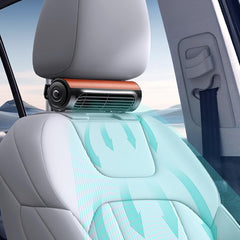 Portable USB Car Seat Fan with Adjustable Headrest Strap 1