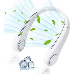 Portable neck fan with adjustable speed-ergonomic, light design for hands-free cooling, long battery life 0