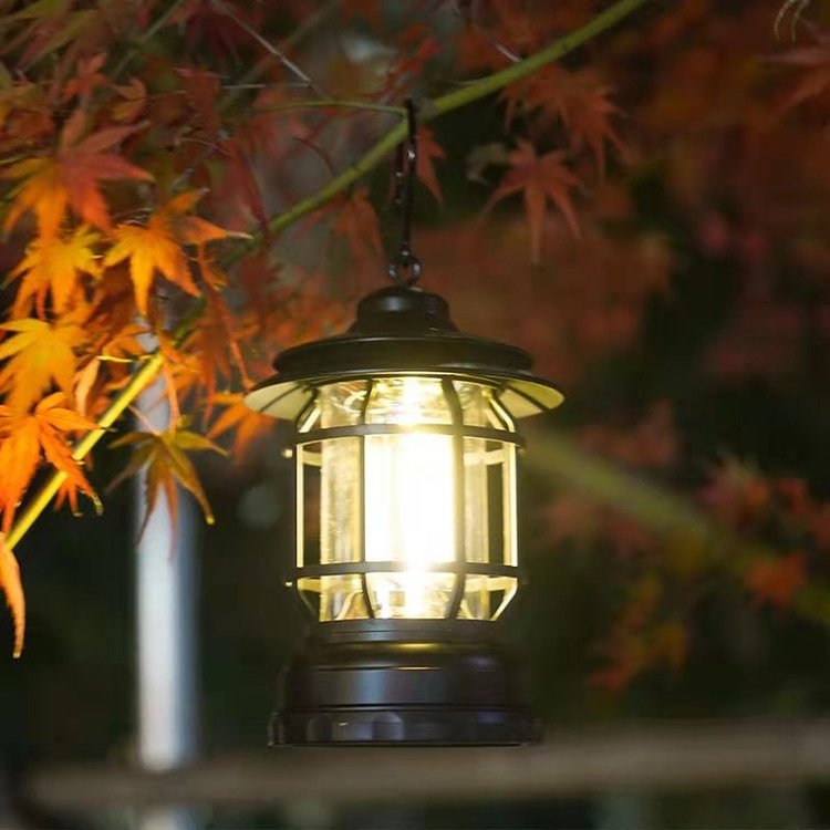 Portable retro camping lamp 1