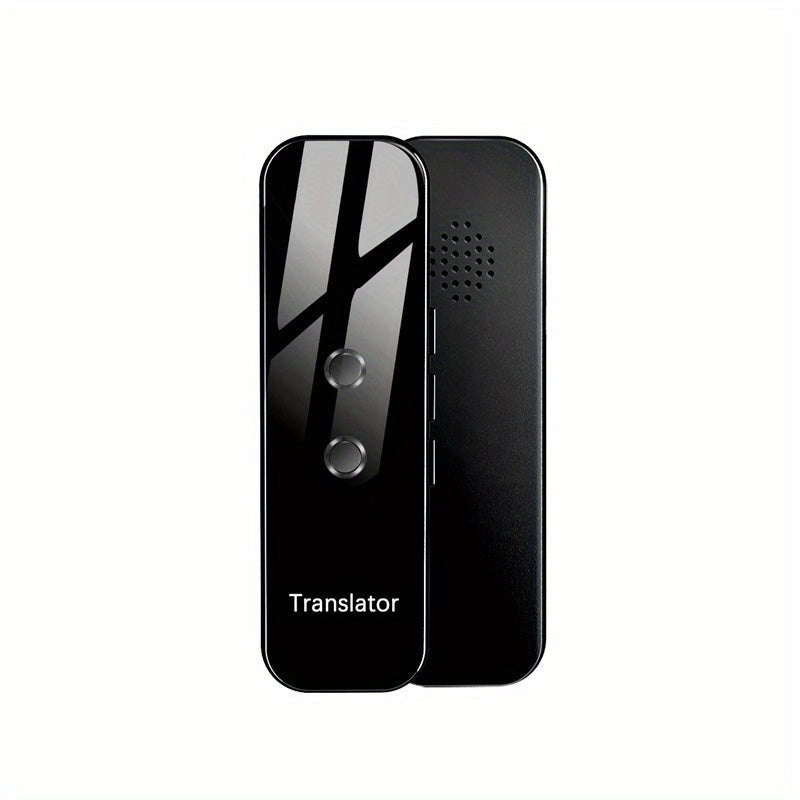 Portable two-way language translator with integrated WiFi and USB rescue-charged battery compact travel device for effortless communication 0