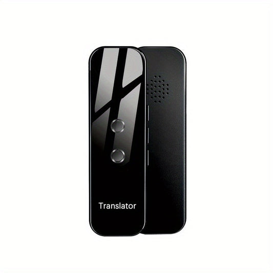 Portable two-way language translator with integrated WiFi and USB rescue-charged battery compact travel device for effortless communication 0