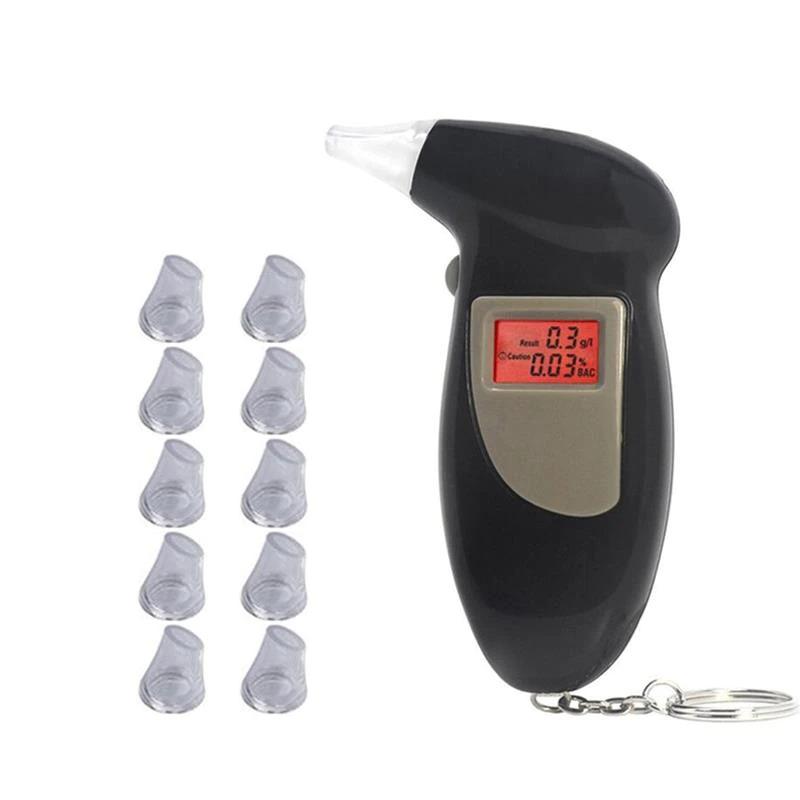 Professional Alcohol Breath Tester Portable Breathalyzer 0