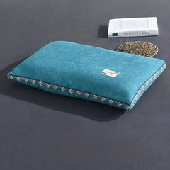 Pure Buckwheat Hull Neck Pillow – Natural Sleep Support for Side & Back Sleepers 3