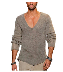 AEROL | Men's Knit V-Neck Sweater-2