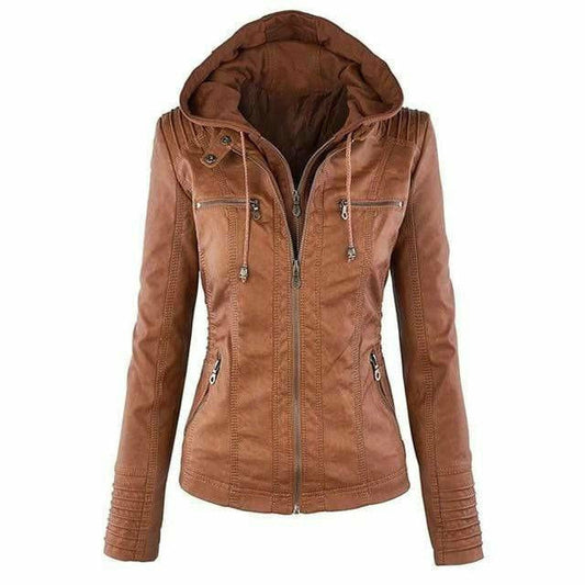 Quetin | Jacket with hood for women 0