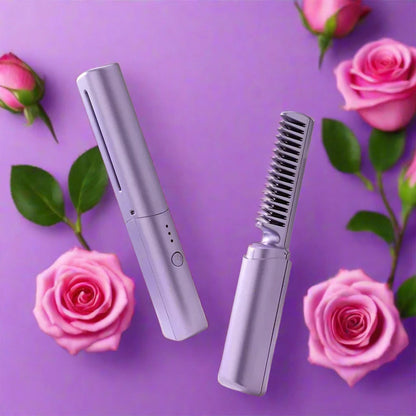 QuickStyle - Ionic Hot Comb & Straightening Brush 2
