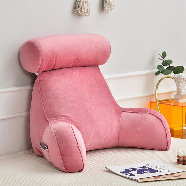 Reading Bed Pillow with Arms 8