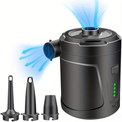 Rechargeable wireless mini electro air pump -light USB 3