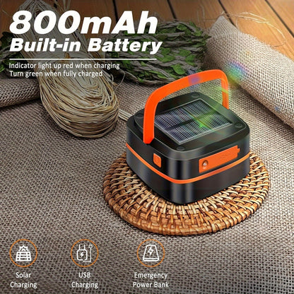 Recharged LED camping lantern -compact foldable light for outdoor adventures and emergencies 4