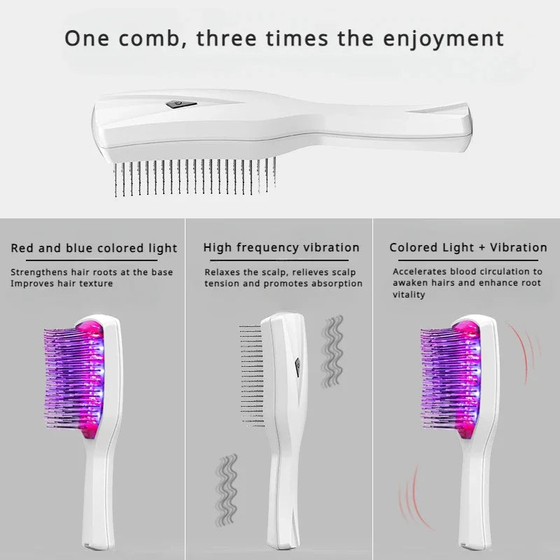 RelaxGlow – Infrared LED Massage Comb for Hair & Head Therapy 2
