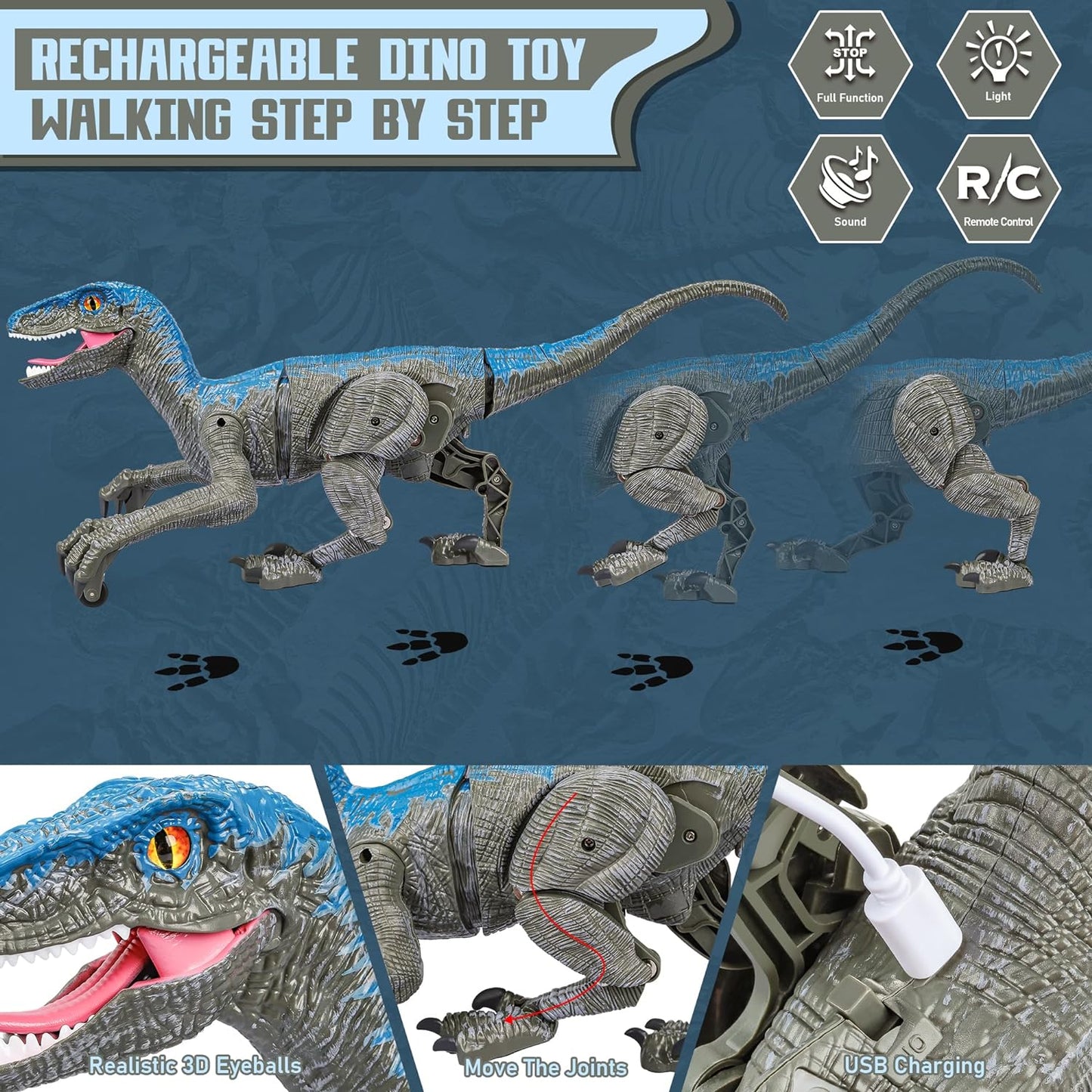 Remote Control Dinosaur 4