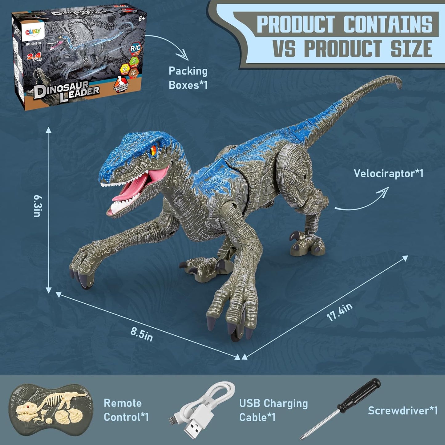 Remote Control Dinosaur 5