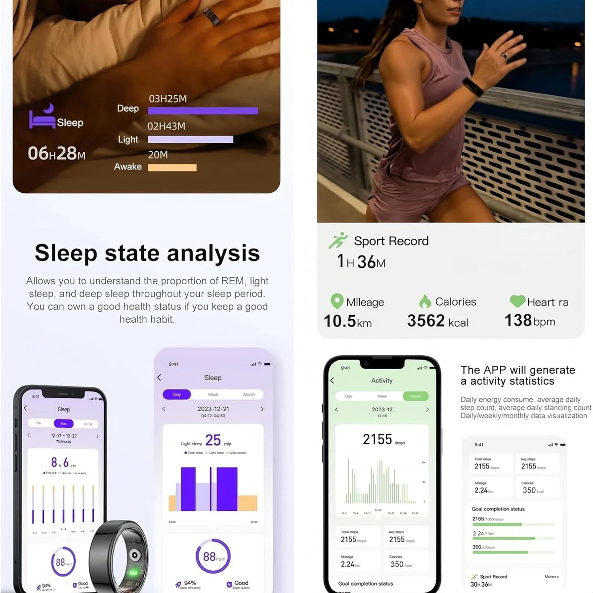 RingFit™ - Smart Fitness Tracker Ring 3