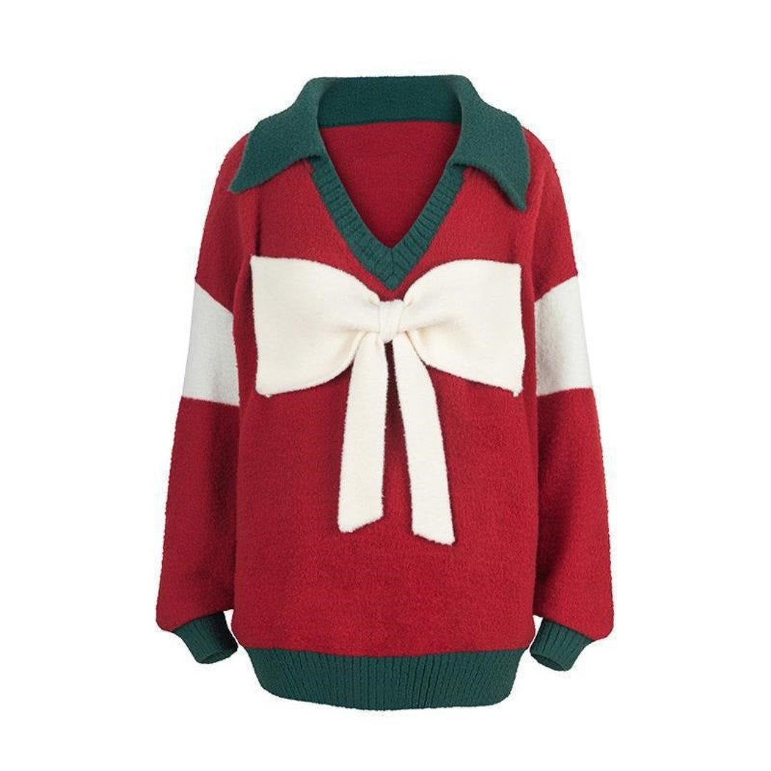 Rochiana | Red Christmas Sweater for Women | Warm 0