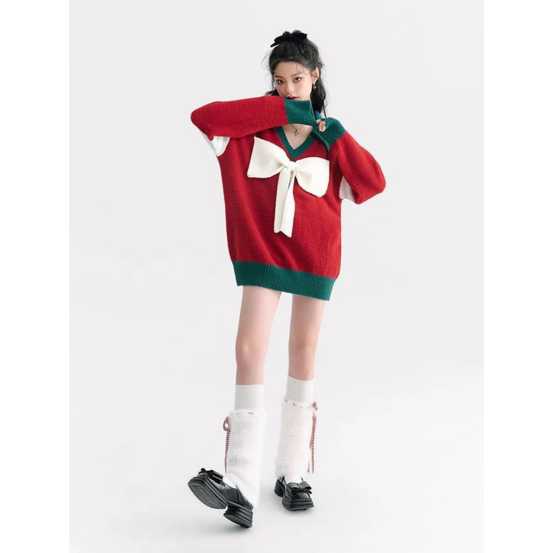 Rochiana | Red Christmas Sweater for Women | Warm 1