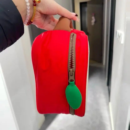 Yasmin | Apple-shaped Cosmetic Makeup Travel Bag 3
